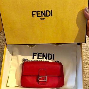 Fendi micro baguette bag